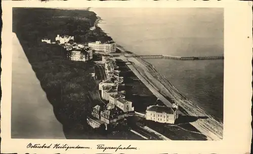 Heiligendamm Fliegeraufnahme Strand Bruecke Kat. Bad Doberan