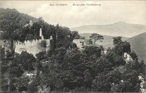 Bad Duerkheim Burgruine Hardenberg Kat. Bad Duerkheim