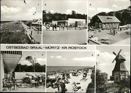 Graal-Mueritz Ostseebad Strandpromenade Seestern Windmuehle / Seeheilbad Graal-Mueritz /Bad Doberan LKR