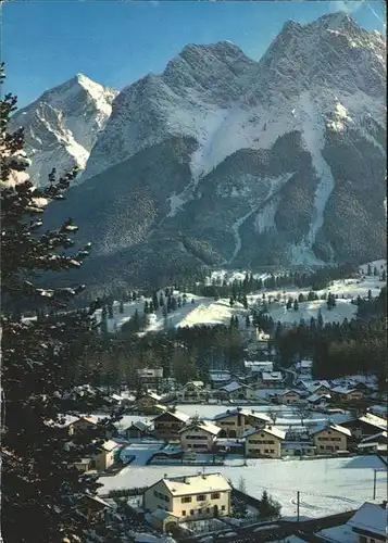 Grainau Alpspitze Waxenstein Kat. Grainau