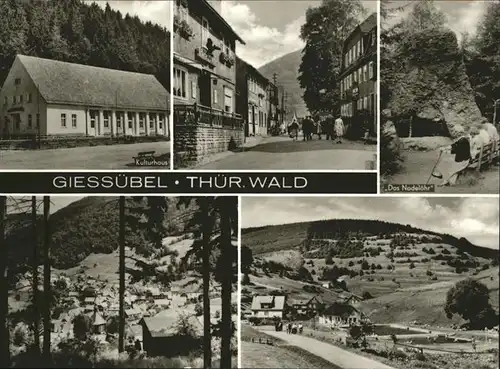 Giessuebel Schleusegrund  / Schleusegrund /Hildburghausen LKR