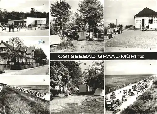 Graal-Mueritz Ostseebad Tannenhof Seeblick Strand / Seeheilbad Graal-Mueritz /Bad Doberan LKR