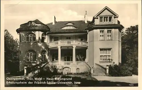 Georgenthal Gotha Haus Eichengrund Kat. Georgenthal