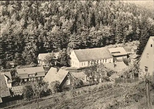 Giessuebel Schleusegrund Kulturhaus Gaststaette Rehbachtal / Schleusegrund /Hildburghausen LKR