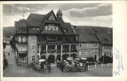 Georgenthal Gotha Hotel Deutscher Hof Kat. Georgenthal