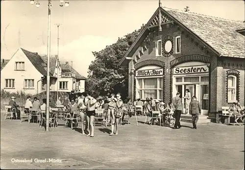 Graal-Mueritz Ostseebad Milch-Bar Seestern / Seeheilbad Graal-Mueritz /Bad Doberan LKR