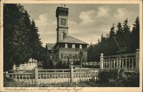 Poehlberg Unterkunftshaus Aussichtsturm Kat. Annaberg