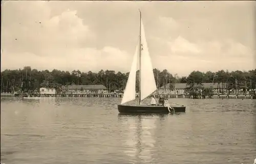 Arendsee Altmark Arendsee Segelboot Kat. Arendsee