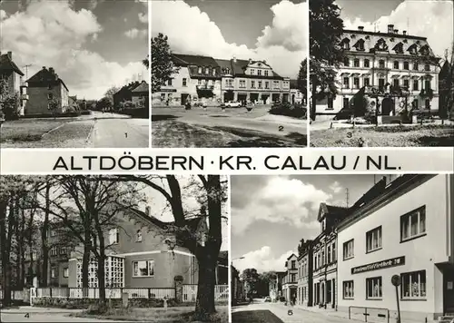 Altdoebern Kr. Calau Weststr. Marktplatz Schloss Kat. Altdoebern