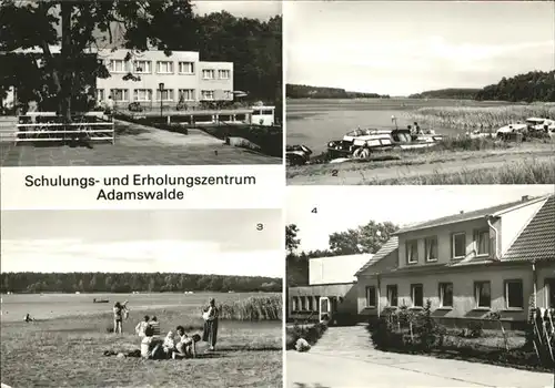 Grosszerlang Schulungs- Erholungszentrum Adamswalde Paelitzsee Kat. Rheinsberg
