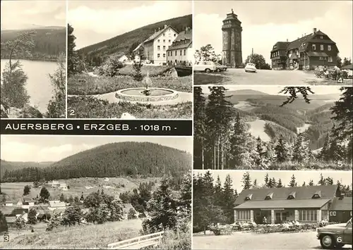 Auersberg Wildenthal Erzgebirge Talsperre HO-Berghotel Kat. Eibenstock
