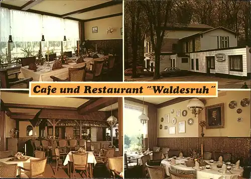 Albersdorf Cafe Restaurant Waldesruh Kat. Albersdorf