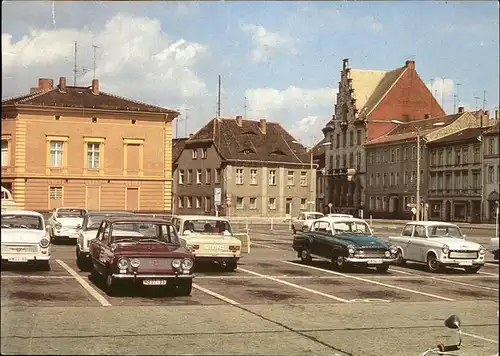 Brandenburg Markt Havel Parkplatz Kat. Brandenburg