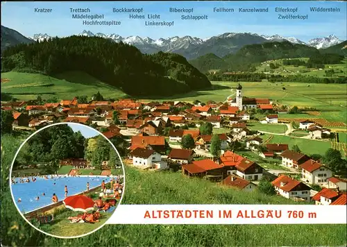 Altstaedten Allgaeu Kratzer Bockkarkopf Kanzelwand Widderstein Kat. Sonthofen