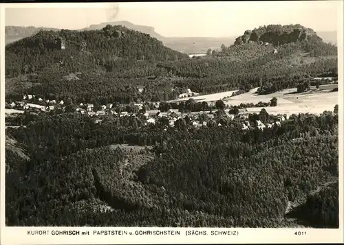 Gohrisch Papststein Gohrischstein Kat. Gohrisch