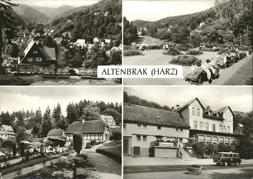 Altenbrak Waldbuehne Kaffeegarten Haus d. Handwerks FDGB Erholungsheim Kat. Altenbrak