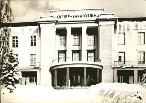 Antonsthal Kneipp Sanatorium Kat. Breitenbrunn Erzgebirge