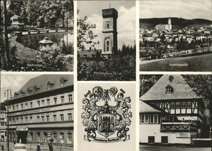 AnnabergBuchholz Wappen Teichanlage Kat. Annaberg Nr. wz34036