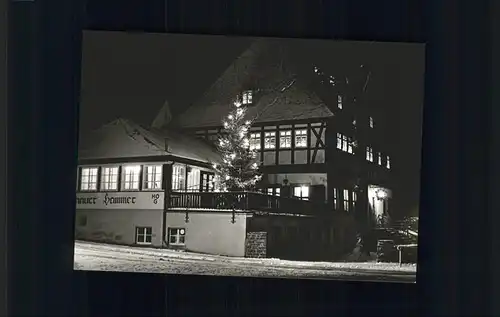 Frohnau Hammer Herrenhaus zur Weihnachtszeit Kat. Annaberg