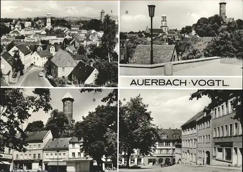Auerbach Vogtland Goethepark Schloss Altmarkt Kat. Auerbach