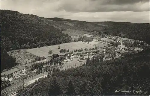 Antonsthal Flugaufnahme Kat. Breitenbrunn Erzgebirge