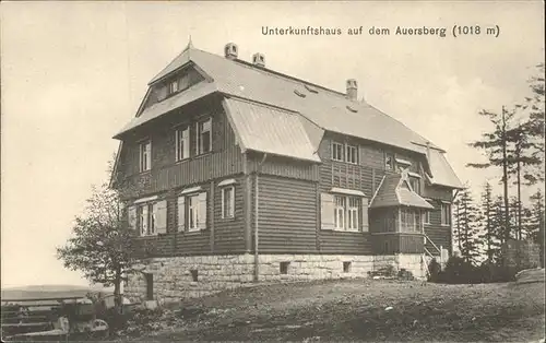 Auersberg Wildenthal Unterkunftshaus Kat. Eibenstock