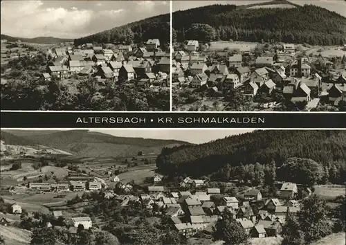 Altersbach Schmalkalden Flugaufnahme Kat. Altersbach Schmalkalden