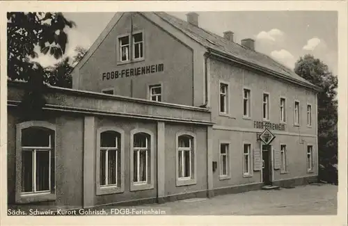 Gohrisch FDGB Ferienheim Kat. Gohrisch