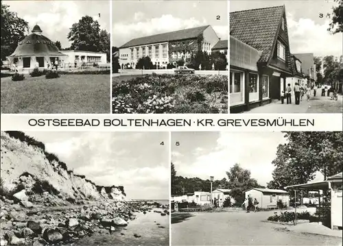 Boltenhagen Ostseebad Pavillon Zeltplatz Steilkueste Kat. Ostseebad Boltenhagen