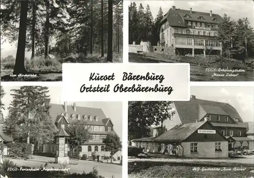 Baerenburg Sachsen Oberbaerenburg Erholungsheim Neues Leben Friedenswacht / Altenberg /Saechsische Schweiz-Osterzgebirge LKR