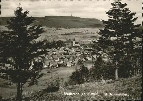 Brotterode Grosser Inselsberg Kat. Brotterode