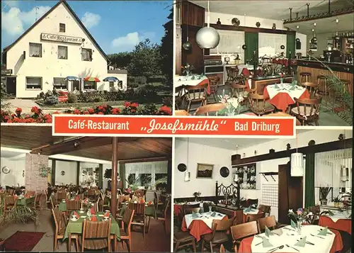 Bad Driburg cafe Josefsmuehle Kat. Bad Driburg