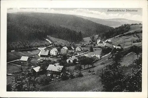 Doenschten Panorama Kat. Schmiedeberg Osterzgebirge