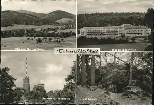 Tabarz Torstein Gr. Inselsberg Theo-Neunauer-Heim Kat. Tabarz Thueringer Wald