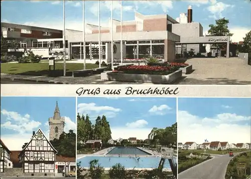 Bruchkoebel Buergerhaus Schwimmbad Kat. Bruchkoebel