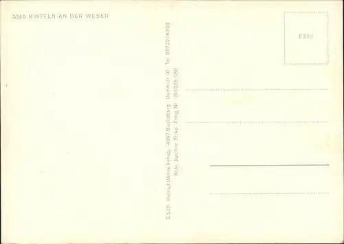 Rinteln Luftbild Kat. Rinteln