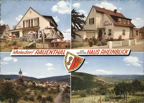 Rauenthal Haus Rheinblick Kat. Eltville am Rhein