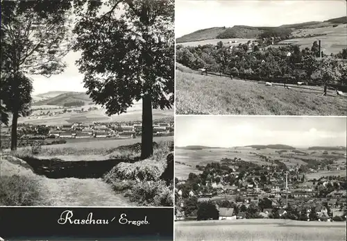 Raschau Gesamtansicht Kat. Raschau Erzgebirge