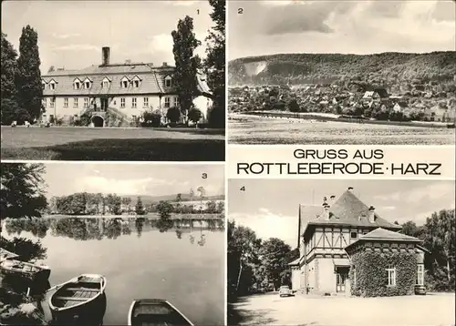 Rottleberode Ferienheim Gondelteich Bahnhof Kat. Rottleberode