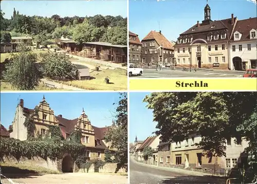 Strehla Tierpark Rathaus Schloss Kat. Strehla
