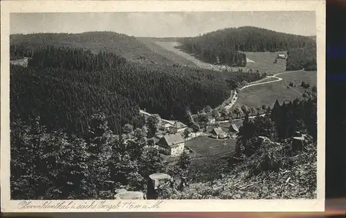 Oberwildenthal Erzgebirge Panorama / Eibenstock /Erzgebirgskreis LKR