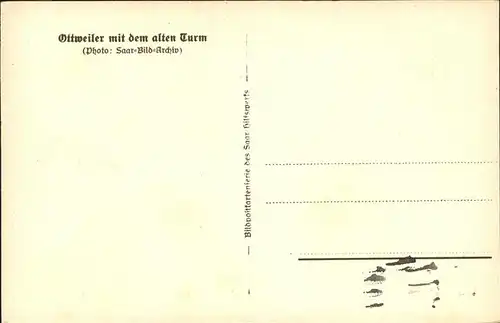 Ottweiler Alter Turm Kat. Ottweiler