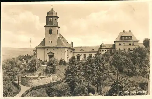 Oelsa Rabenau Kirche / Rabenau Sachsen /Saechsische Schweiz-Osterzgebirge LKR