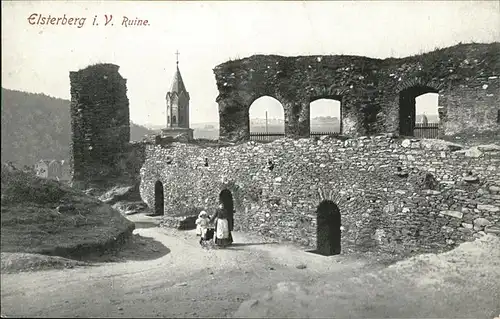 Elsterberg Vogtland Ruine Kat. Elsterberg Vogtland