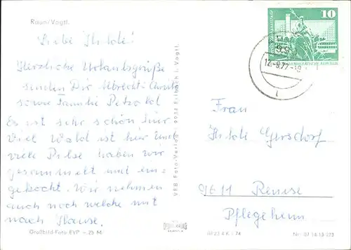 Raun Teilansicht Kat. Bad Brambach