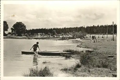 wz37276 Ehrenfriedersdorf Erzgebirge Stauweiher Kinder Boot Baden Kategorie. Ehrenfriedersdorf Alte Ansichtskarten