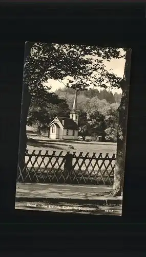 Elend Harz kleinste Kirche Harz Kat. Elend Harz