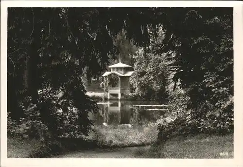 Ebersdorf Thueringen Pfotenteich Park Kat. Saalburg-Ebersdorf