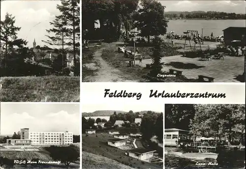 Feldberg Mecklenburg Camping Badesee FDGB Heim  Kat. Feldberger Seenlandschaft