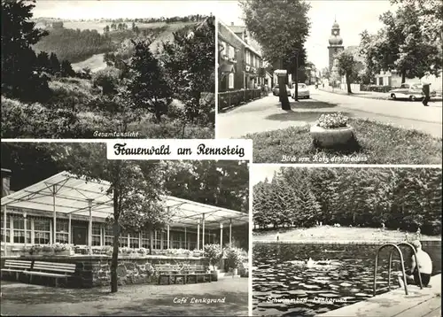 wz37471 Frauenwald Thueringen Cafe Lenkgrund Schwimmbad Kategorie. Frauenwald Alte Ansichtskarten